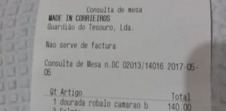 Restaurante em Lisboa acusado de roubar
