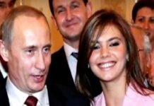 Mulher e filhos de Putin
