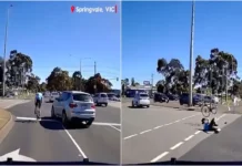 BMW ignora e atropela ciclista